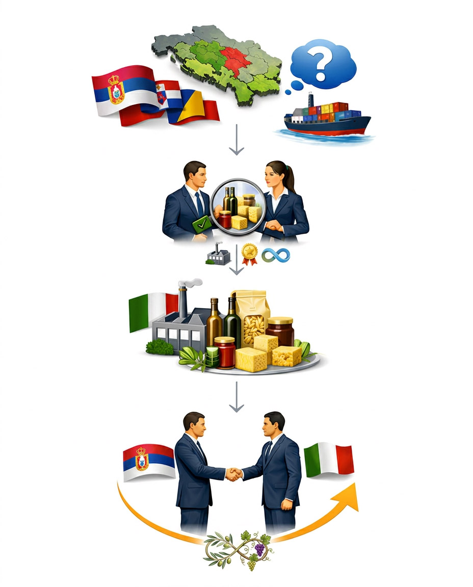what we do Nexum Adria commercial b2b Italy Serbia Food Wine